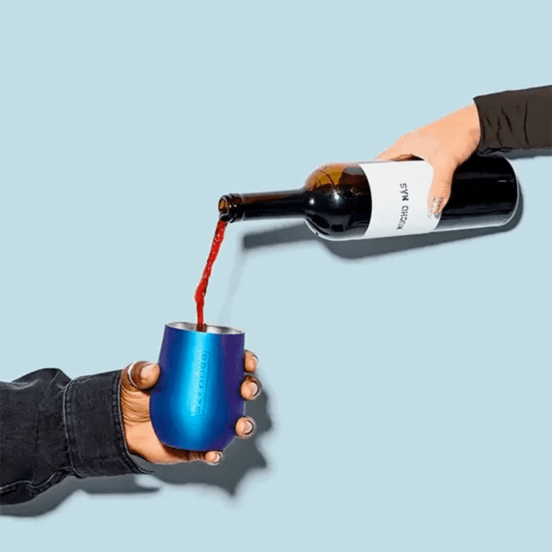 Holds Half A Bottle Of Wine